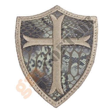 Patch Seal 6 Crusader Cross Snake Pattern Embroided (KA-AC-6041-SN King Arms)