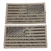 Camo US Embroidery Flag Set