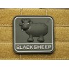 Patch Black Sheep (nera con scritta grigia)