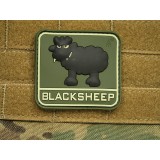 Patch Black Sheep (nera con scritta grigia)