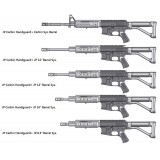 Frontale Madbull per M4/M16 in metallo nero 7