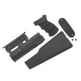 Handguard - Stock - Pistol Grip Kit for AK47 BK (KA-SK-13-S-BK King Arms)