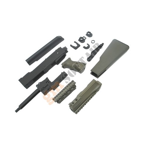 Complete Kit for AK47 OD (KA-SK-16-DXB-OD King Arms)