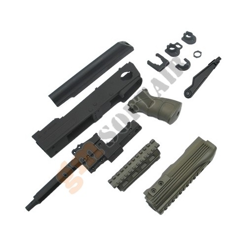 Complete Kit for AK47S OD (KA-SK-17-DXB-OD King Arms)