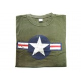 T-Shirt WWII USAF Green Size S (133504G-S FOSTEX)