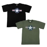 T-Shirt WWII USAF Green Size S (133504G-S FOSTEX)