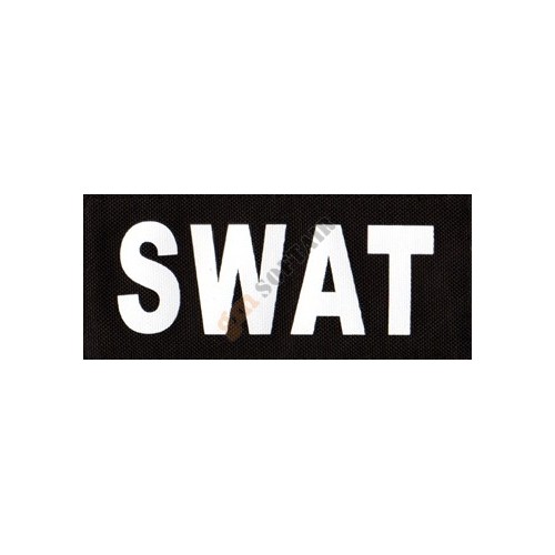 Patch SWAT Argento su Fondo Nero