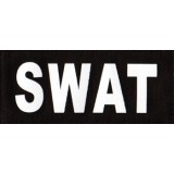 Patch SWAT Argento su Fondo Nero