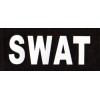 Patch SWAT Argento su Fondo Nero