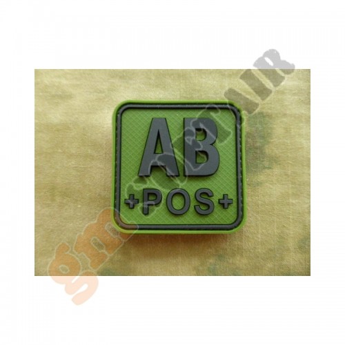 Patch Quadrata Verde AB Negativo