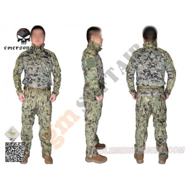 Riot Style Tactical Uniform AOR2 Size S (EM6894 EMERSON)