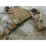 Padded Patrol Belt Coyote Brown tg.L