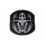 Patch PVC Frog Skeleton Nera