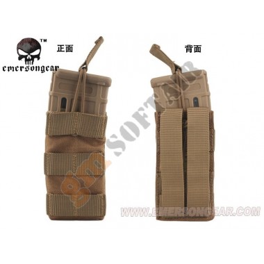 Open Top Single Magazine Pouch Coyote Brown (EM6353 EMERSON)