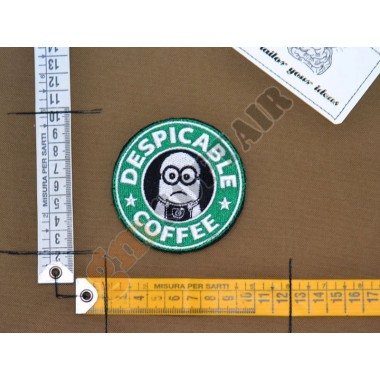 Embroided Patch Despicable Coffee (PRC085 LA PATCHERIA)