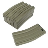 Set 5 Caricatori in Metallo da 68bb M4/M16 TAN (KA-MAG-02-V-DE King Arms)