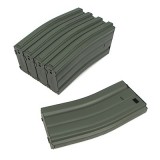 Set 5 Caricatori in Metallo da 68bb M4/M16 Verde (KA-MAG-02-V-OD King Arms)