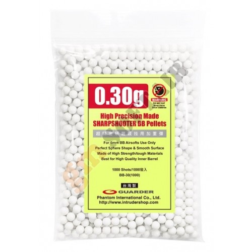 Busta da 300g di Pallini da 0.30g (BB-30 Guarder)