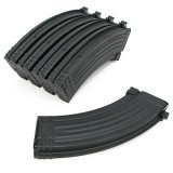 Set 5 Caricatori in Metallo da 70 BB AK Nero (KA-MAG-12-V King Arms)