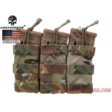 Open Top Triple Magazine Pouch Multicam (EM6355 EMERSON)