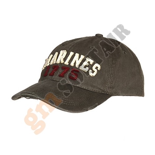 Cappellino da Baseball Stone Washed Marines 1775 Verde