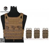 JPC Vest con FastMag Pouch Coyote Brown