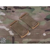 Coppia di Adattatori Sistema Molle Coyote Brown