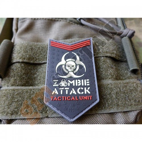 Patch Zombie Attack Tactical Unit Fluo