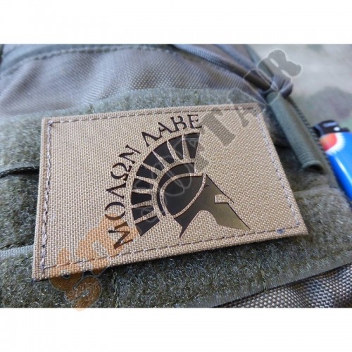 Patch IR Molon Labe Helmet in Cordura Desert