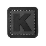 Patch 3D PVC Lettera K