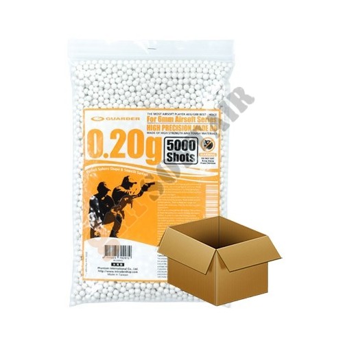 Cartone da 15 Buste da 1 Kg di Pallini da 0.20g (BB-20-1 Guarder)