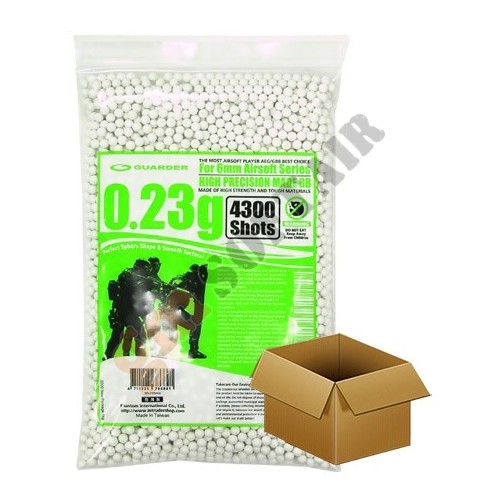 Cartone da 15 Buste da 1 Kg di Pallini da 0.23g (BB-23-1 Guarder)