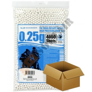 Cartone da 15 Buste da 1 Kg di Pallini da 0.25g (BB-25-1 Guarder)