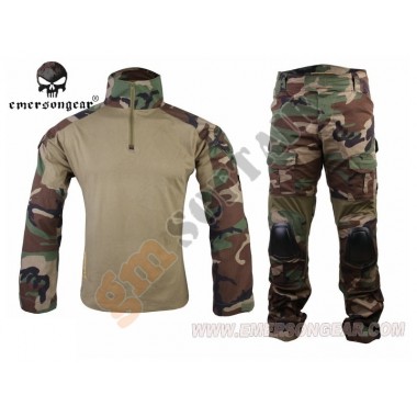 Complete Combat Suit Gen2 Woodland Size S (EM6974 EMERSON)