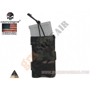 Open Top Single Magazine Pouch Multicam Black (EM6353MCBK EMERSON)