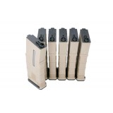 Set da 6 Caricatori Monofilari T-Tactical per M4 da 120bb TAN (MA-414 ICS)