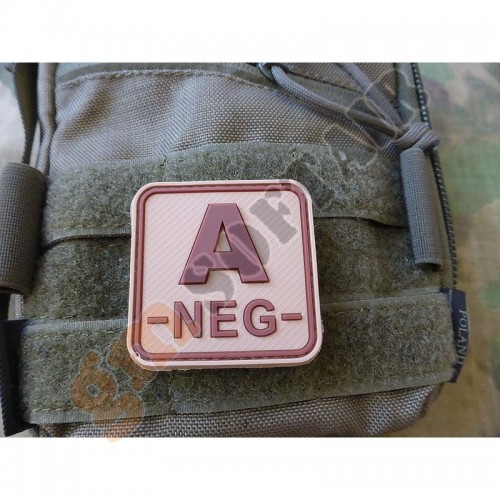 Patch 3D A Neg Black