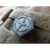 Patch 3D Hexagon Tactical Medic Red Cross Black