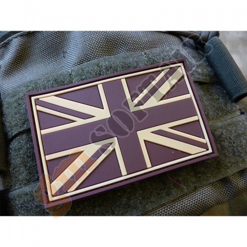 Patch 3D Uk Great Britain Flag Nera