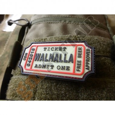 Patch 3D Walhalla Ticket Free Beer GID (JTG.WTBP.GID JTG)