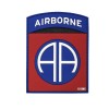 Patch 3D PVC Airborne 82rd Rossa (101 INC)