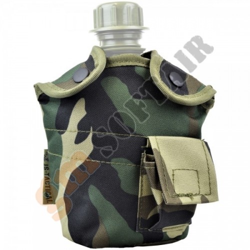 Tasca Porta Borraccia Woodland (JS-1823W JS TACTICAL)