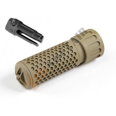 KAC QDC CQB 125mm CCW Suppressor TAN (BU-556QDC-CQB-T MadBull)