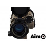 M2 Red-Green Dot con L Shaped Mount Nero (AO5020 AIM-O)