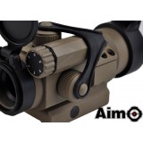 M2 Red-Green Dot con L Shaped Mount Nero (AO5020 AIM-O)