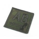 Patch AB Positivo Multicam Ricamata (KA-AC-2166-MC-AB King Arms)