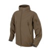 Gunfighter Jacket Shark Skin Windblocker Mud Brown tg. M (KU-GUN-FM Helikon-Tex)