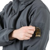 Gunfighter Jacket Shark Skin Windblocker Mud Brown tg. M (KU-GUN-FM Helikon-Tex)