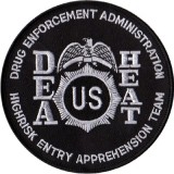 Patch Black D.E.A. HEAT (ID-42(BK) Guarder)