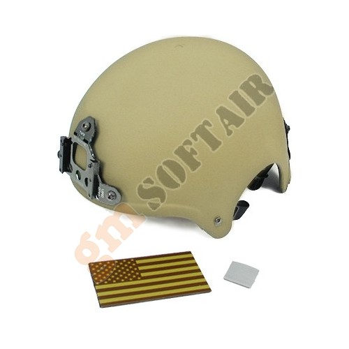 IBH w/NVG TAN Helmet (KA-AC-2101-TAN King Arms)